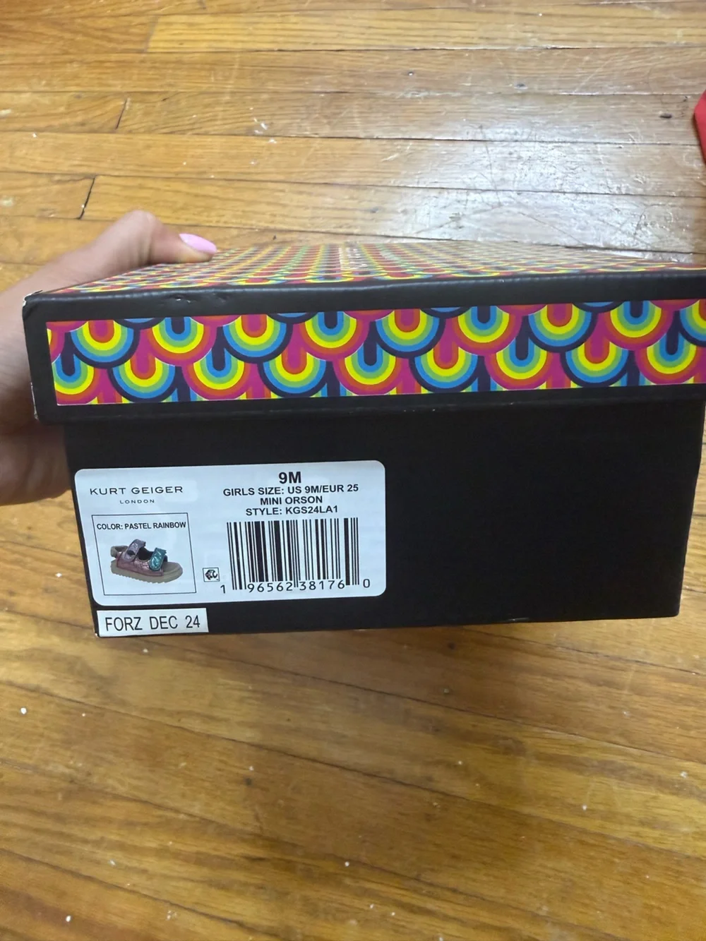 Kurt Geiger Kids Metallic Quilted Mary Janes - Pink, Purple & Teal